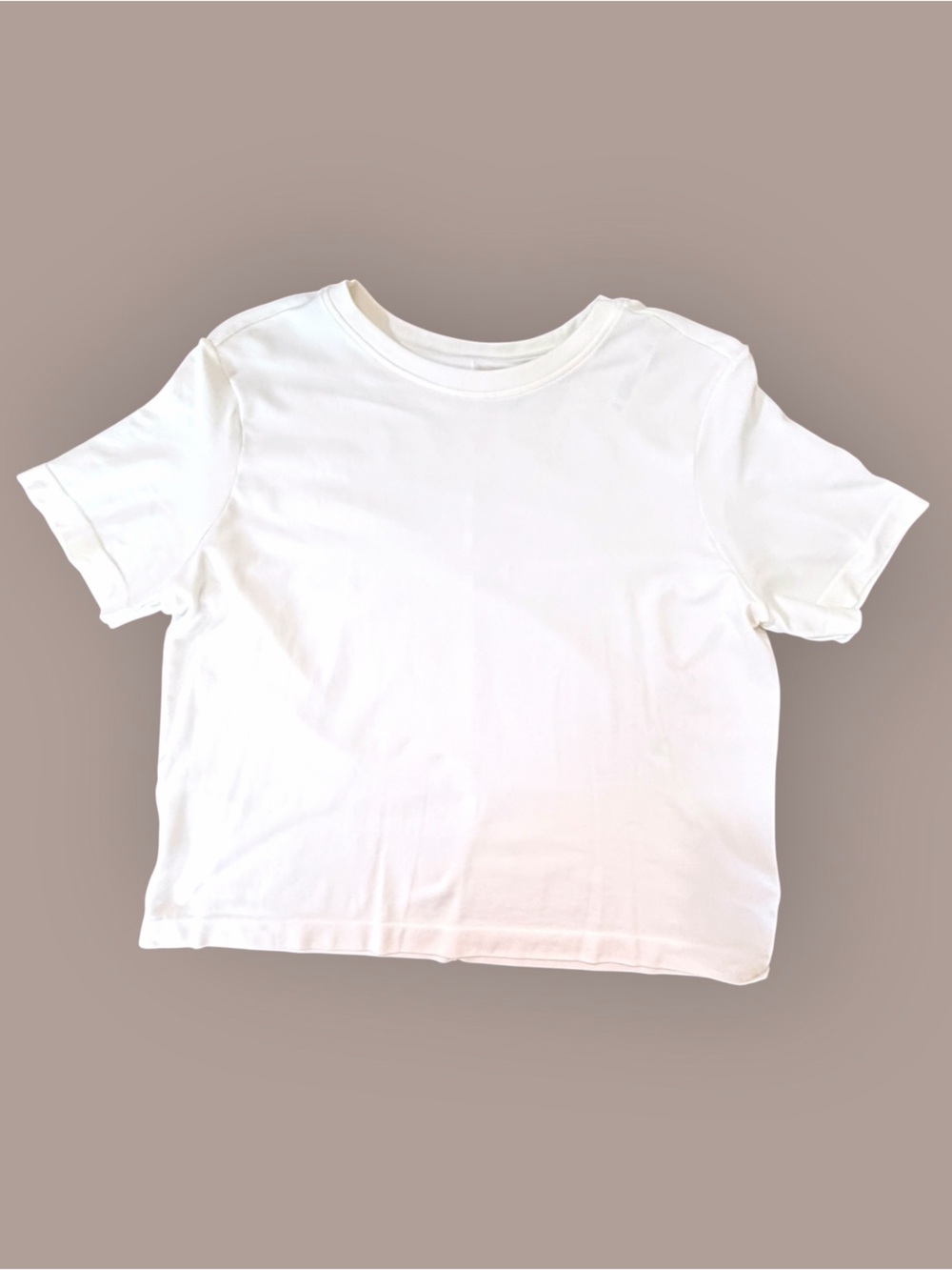 Harmony Balance White Short Sleeve Tee Size S/P Soft Basic